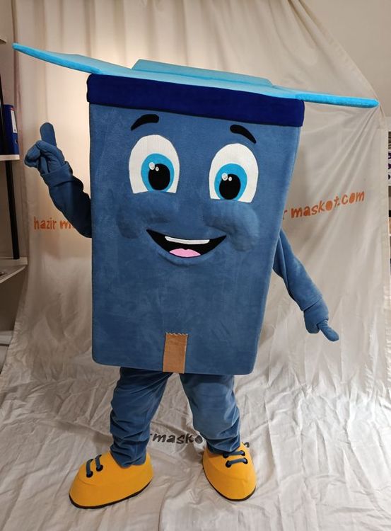 Karton Kutu Geri Dönüşüm Maskot Kostümü maskot kostümü