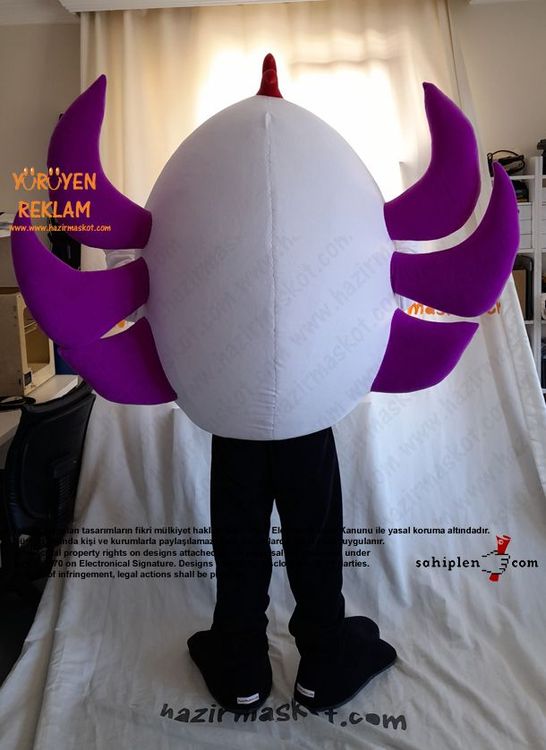 Yumurta Maskot Kostümü / Manisa İl Tarım maskot kostümü