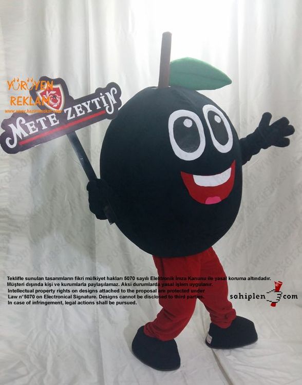 Zeytin Maskotu / Mete Zeytincilik Bursa Gemlik maskot kostümü