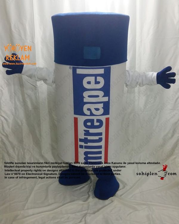 Mitre Apel Sprey Maskot Kostümü maskot kostümü