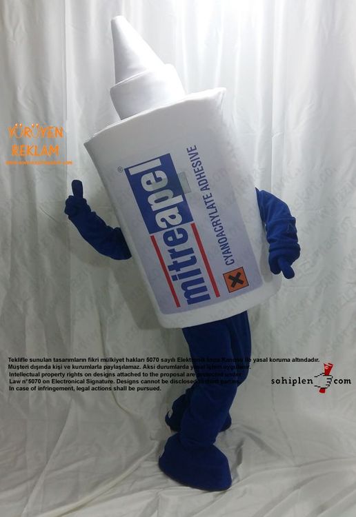 Mitre Apel Yapıştırıcı Maskot Kostümü maskot kostümü