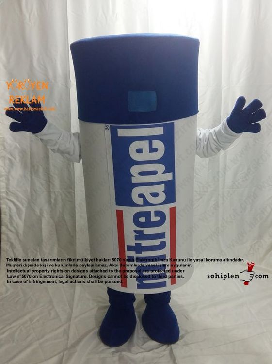 Mitre Apel Sprey Maskot Kostümü maskot kostümü