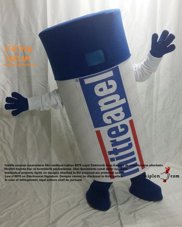 Mitre Apel Sprey Maskot Kostümü maskot kostümü