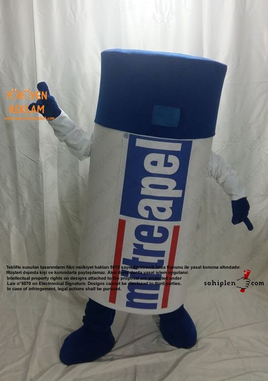 Mitre Apel Sprey Maskot Kostümü maskot kostümü