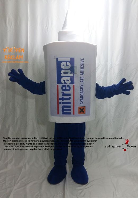Mitre Apel Yapıştırıcı Maskot Kostümü maskot kostümü