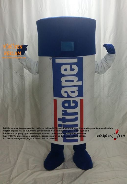 Mitre Apel Sprey Maskot Kostümü maskot kostümü