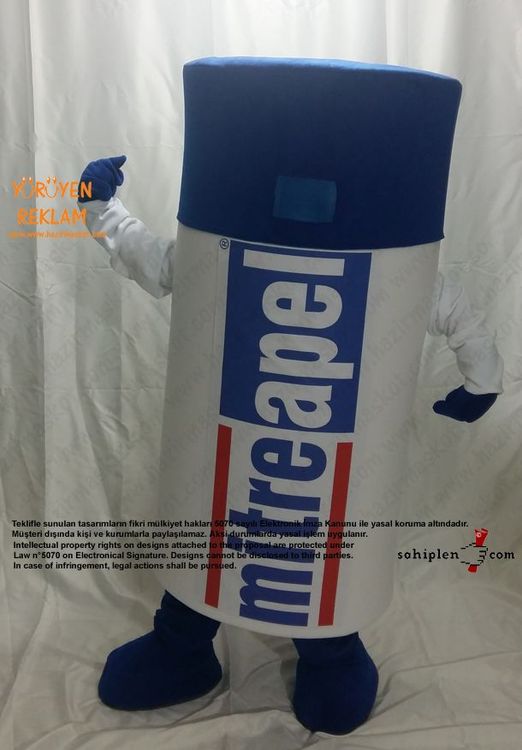 Mitre Apel Sprey Maskot Kostümü maskot kostümü