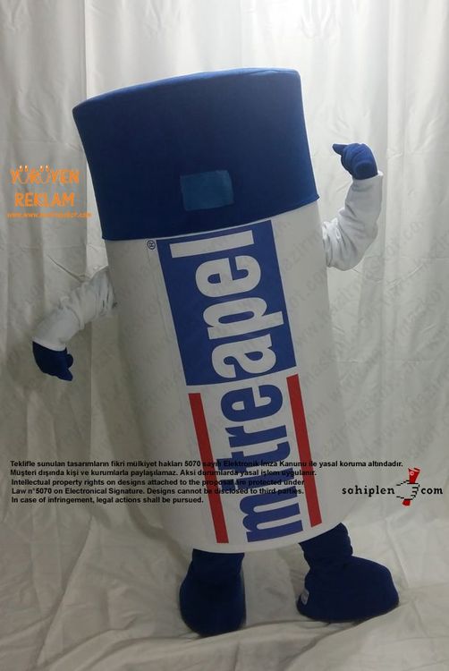 Mitre Apel Sprey Maskot Kostümü maskot kostümü