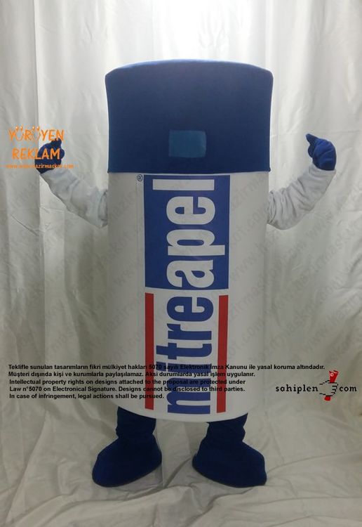 Mitre Apel Sprey Maskot Kostümü maskot kostümü