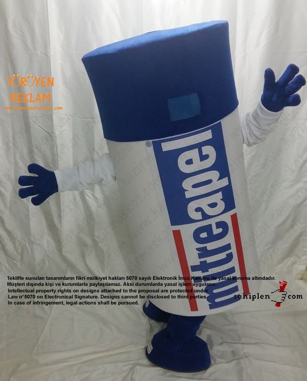 Mitre Apel Sprey Maskot Kostümü maskot kostümü