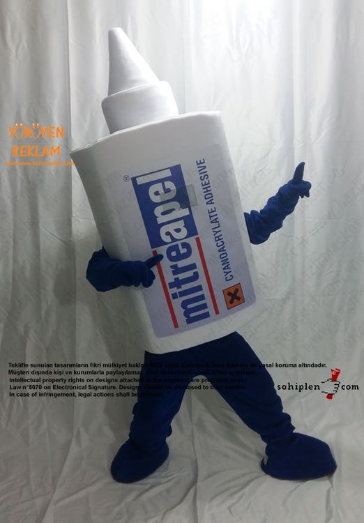 Mitre Apel Yapıştırıcı Maskot Kostümü maskot kostümü