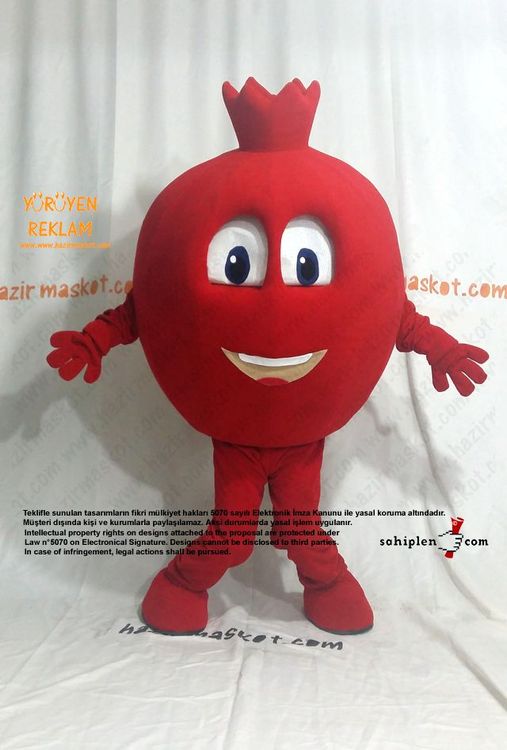 Nar Maskotu / Şanlı Urfa Suruç Belediyesi / Gelişim Ofset maskot kostümü