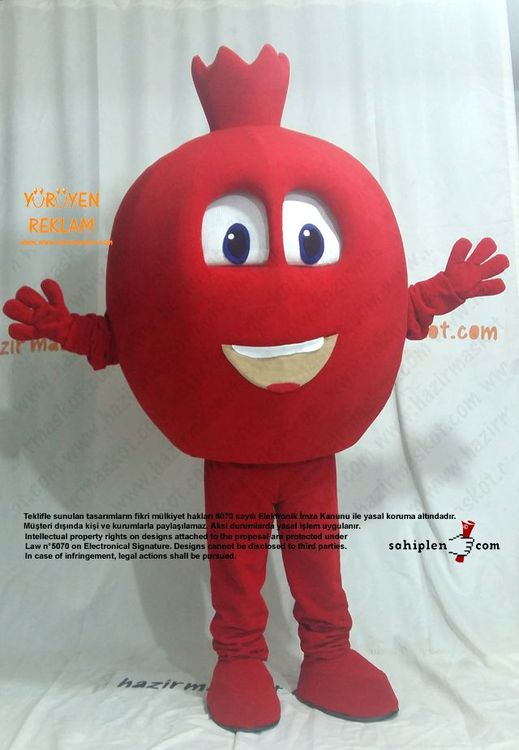 Nar Maskotu / Şanlı Urfa Suruç Belediyesi / Gelişim Ofset maskot kostümü