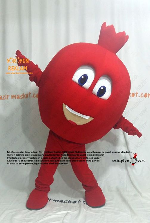 Nar Maskotu / Şanlı Urfa Suruç Belediyesi / Gelişim Ofset maskot kostümü