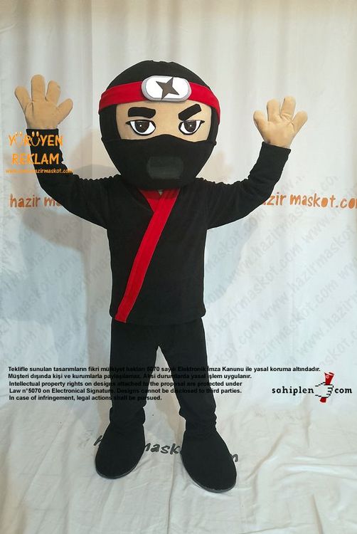 Ninja Maskot Kostümü / Ninja Mascot Costume maskot kostümü
