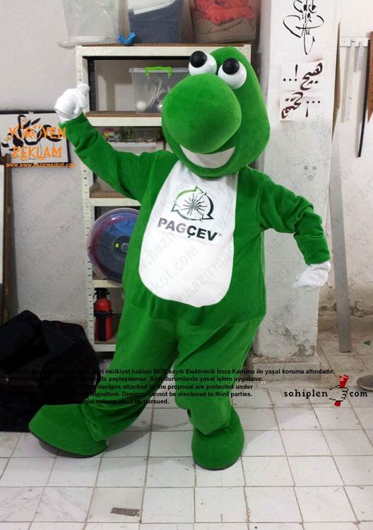 Pagçev Dinozor Maskot Kostümü maskot kostümü