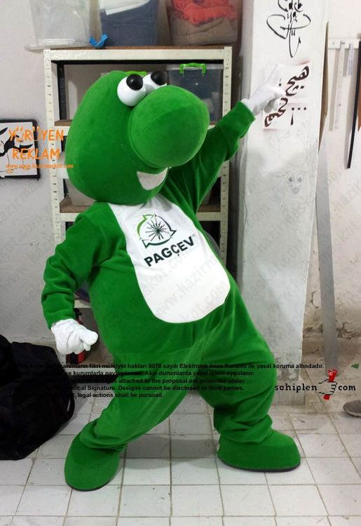 Pagçev Dinozor Maskot Kostümü maskot kostümü