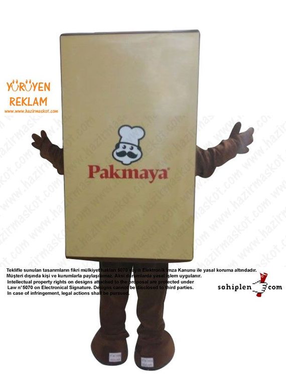 Pakmaya Maskot Kostüm maskot kostümü