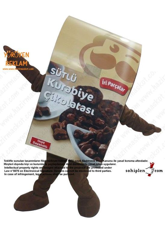 Pakmaya Maskot Kostüm maskot kostümü