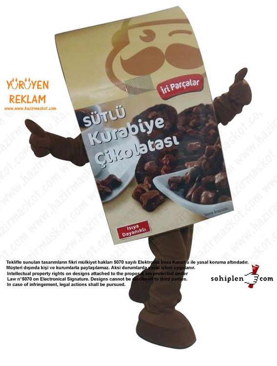 Pakmaya Maskot Kostüm maskot kostümü