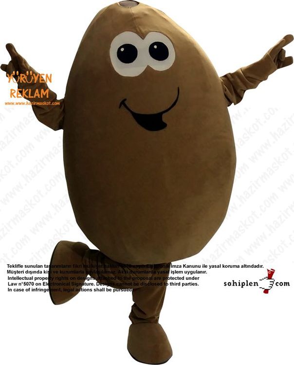 Patates Maskot / Henkel maskot kostümü