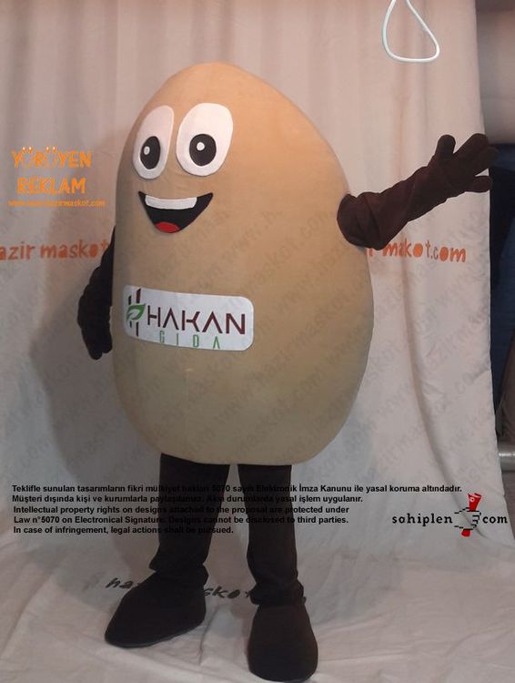 Patato mascot costume maskot kostümü