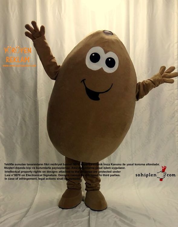 Patates Maskot / Henkel maskot kostümü
