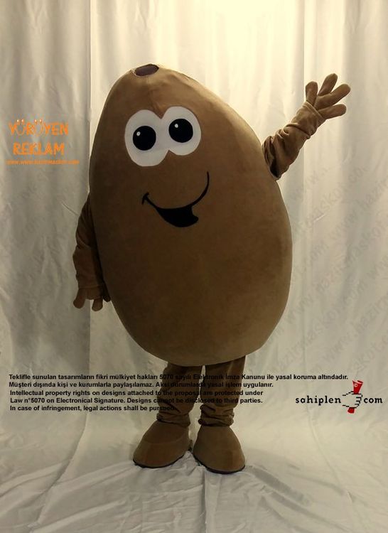 Patates Maskot / Henkel maskot kostümü