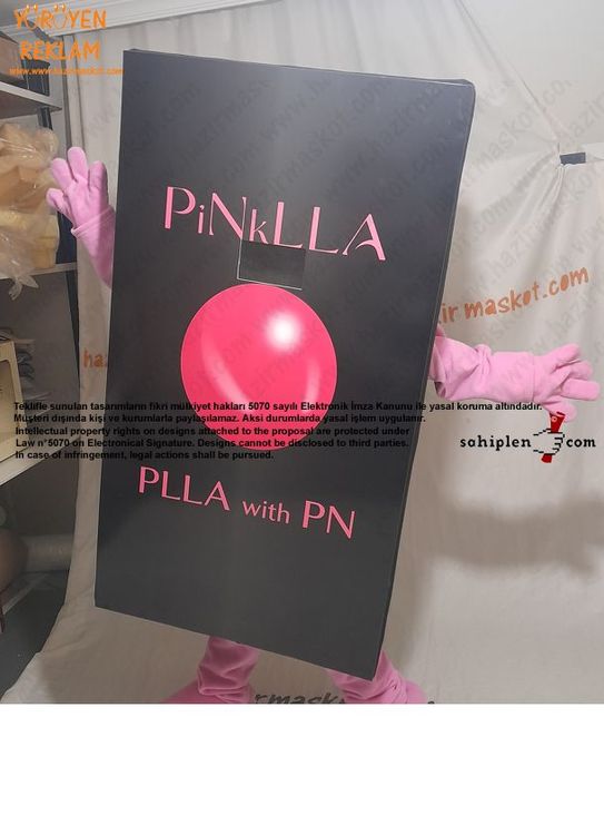 Pinkla Kutu Maskot maskot kostümü
