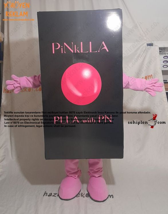 Pinkla Kutu Maskot maskot kostümü