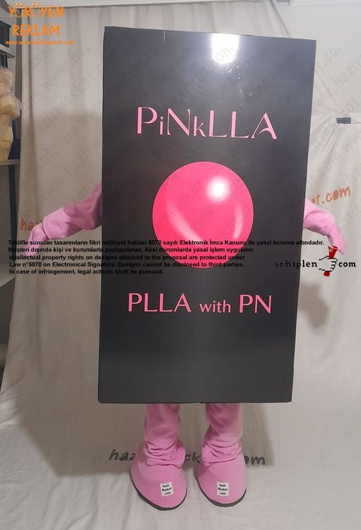 Pinkla Kutu Maskot maskot kostümü