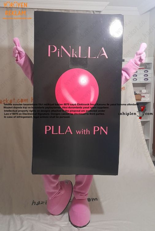 Pinkla Kutu Maskot maskot kostümü