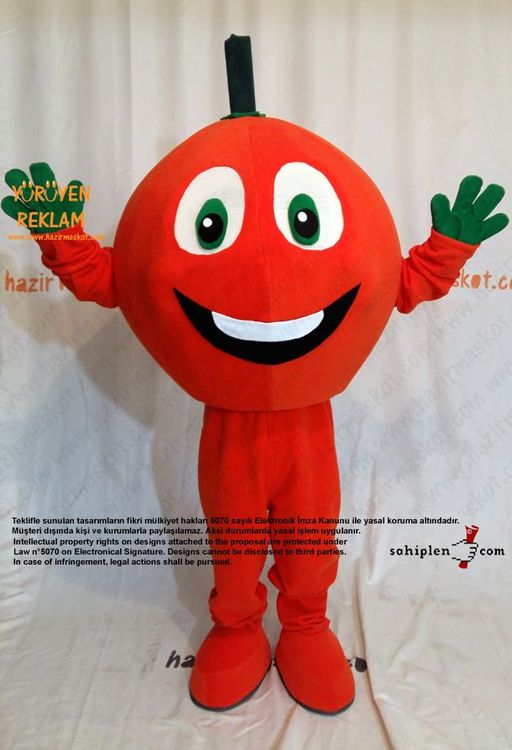 Portakal Maskot Kostümü maskot kostümü