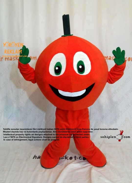 Portakal Maskot Kostümü maskot kostümü