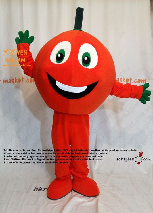 Portakal Maskot Kostümü maskot kostümü