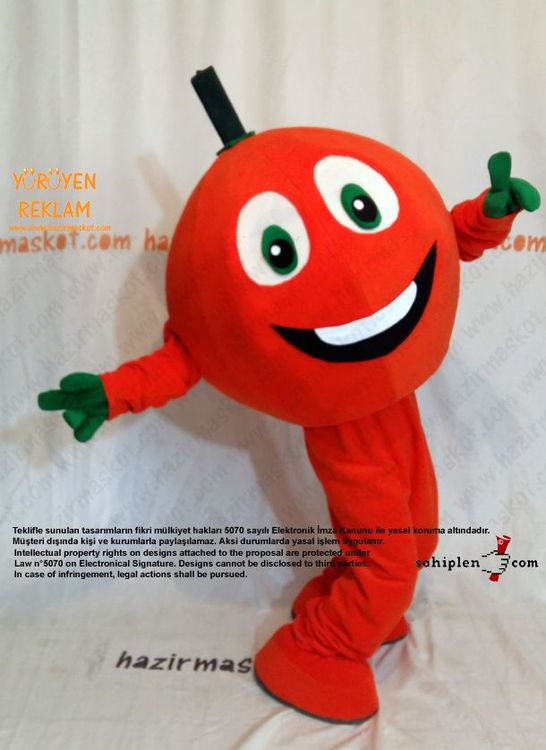 Portakal Maskot Kostümü maskot kostümü
