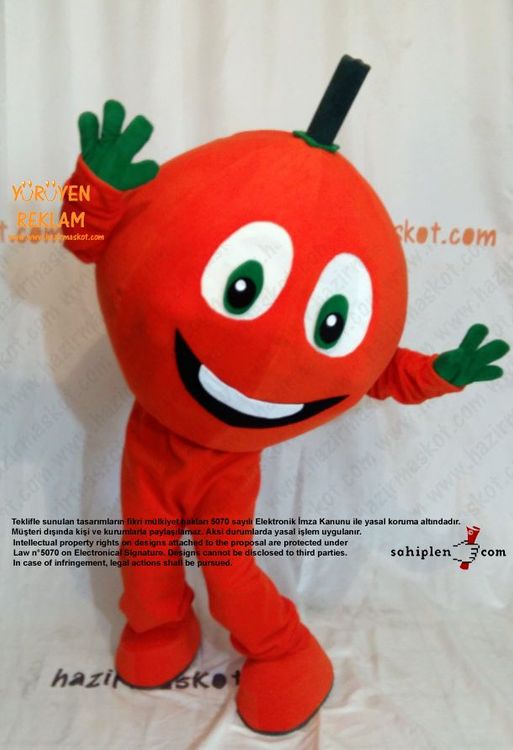 Portakal Maskot Kostümü maskot kostümü