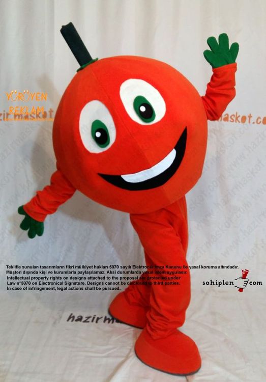 Portakal Maskot Kostümü maskot kostümü