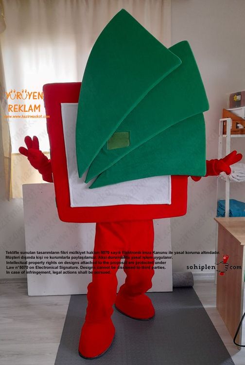 Logo Maskot Kostümü / Pretty Quick Tax Services maskot kostümü