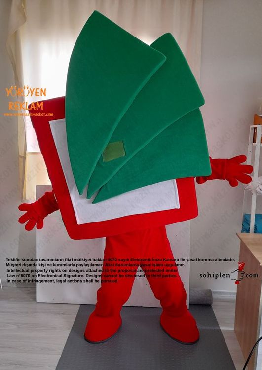 Logo Maskot Kostümü / Pretty Quick Tax Services maskot kostümü