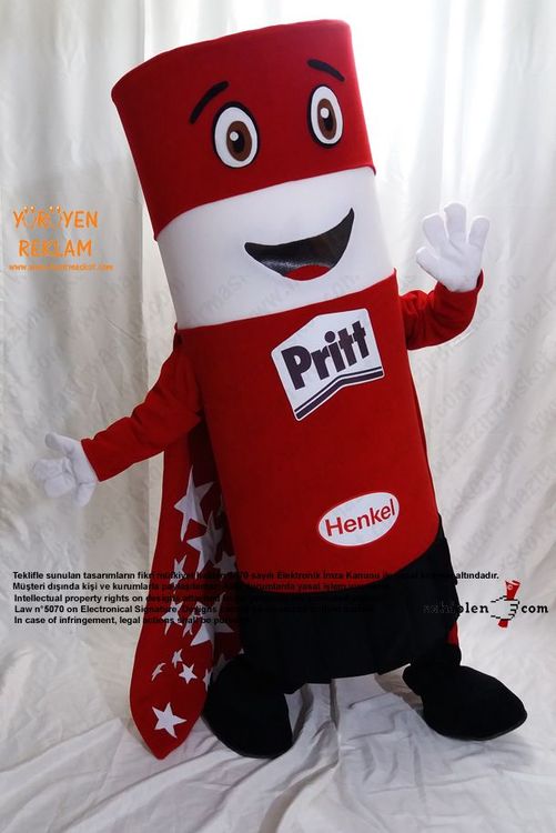 Pritt Takım Maskot / HENKEL maskot kostümü