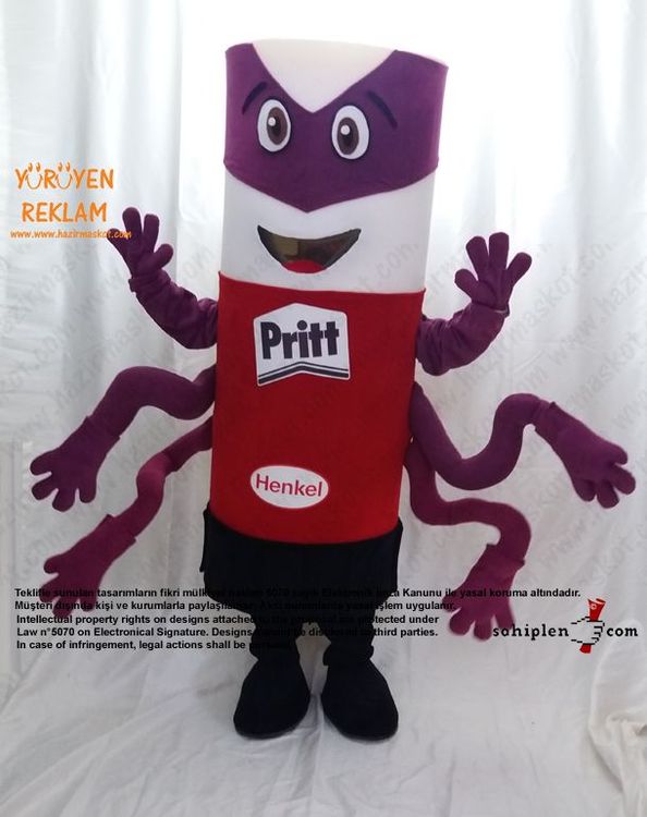 Pritt Takım Maskot / HENKEL maskot kostümü