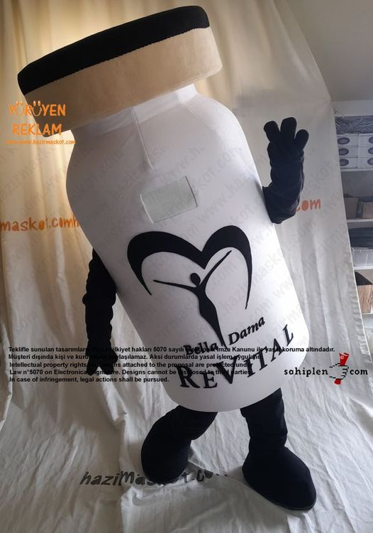 Revital Şişe Maskot Kostümü maskot kostümü