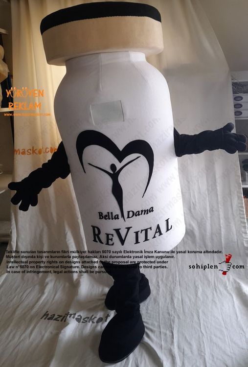Revital Şişe Maskot Kostümü maskot kostümü