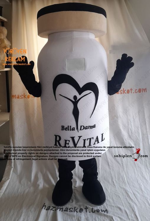 Revital Şişe Maskot Kostümü maskot kostümü