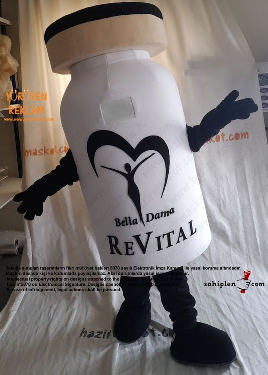 Revital Şişe Maskot Kostümü maskot kostümü