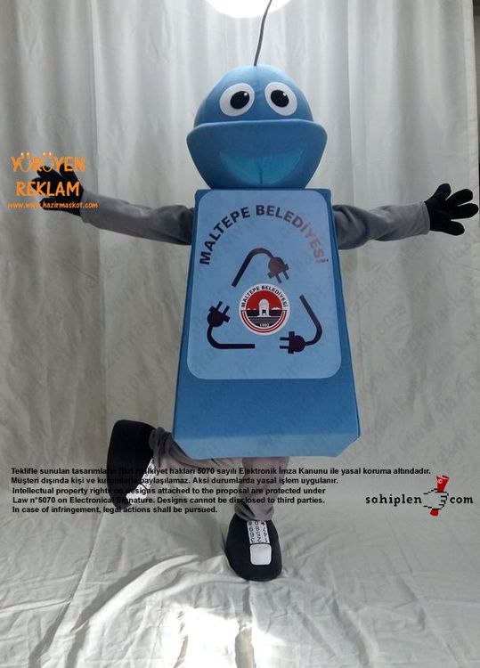 Robot Maskotu / Maltepe Belediyesi maskot kostümü