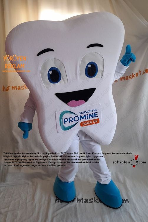 Diş Maskot Kostümü / Sensodyne maskot kostümü