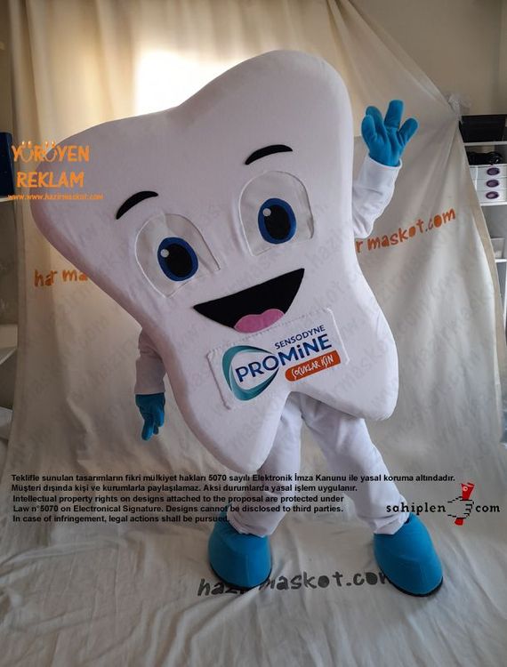 Diş Maskot Kostümü / Sensodyne maskot kostümü