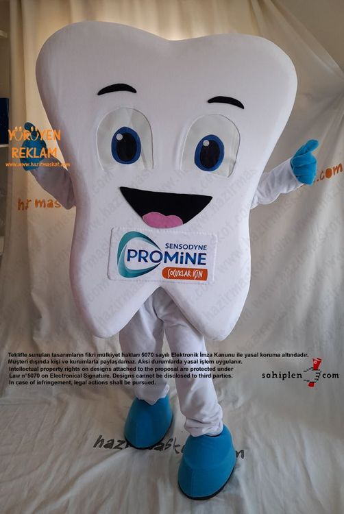Diş Maskot Kostümü / Sensodyne maskot kostümü